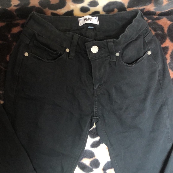 Paige Verdugo Ultra skinny black jeans- sz 25 - Picture 4 of 5